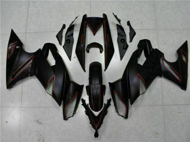 2009-2011 Black Red EX650 Motorcycle Fairings 2009-2011 Black Red EX650 Motorcycle Fairings