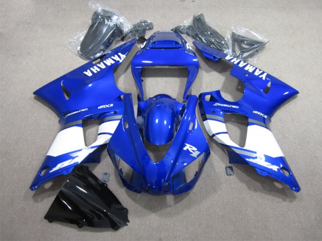 2009-2011 Blue White YZF R1 Full Motorcycle Fairing Kits 2009-2011 Blue White YZF R1 Full Motorcycle Fairing Kits
