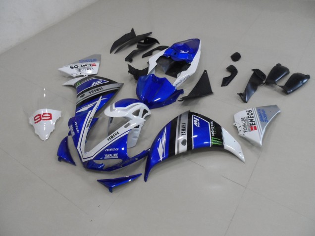 2009-2011 Blue White YZF R1 Motorcycle Bodywork 2009-2011 Blue White YZF R1 Motorcycle Bodywork
