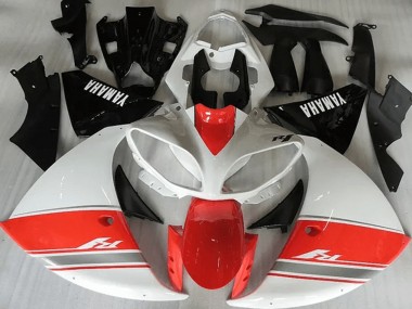 2009-2011 Racy Red White Black YZF R1 Motorcycle Fairings