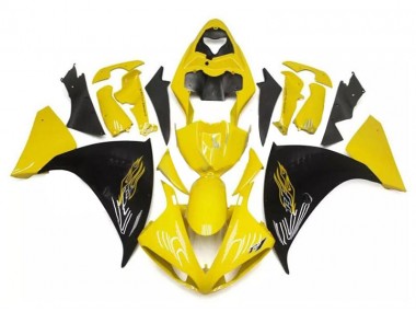 2009-2011 Yellow Black YZF R1 Motorcycle Fairings