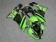 2009-2012 Black Green 3M Touch4 ZX6R Motorcycle Fairings