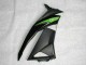 2009-2012 Black Green 636 ZX6R Motorcycle Fairings 2009-2012 Black Green 636 ZX6R Motorcycle Fairings