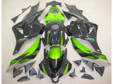 2009-2012 Black Green CBR600RR Motorcycle Fairing