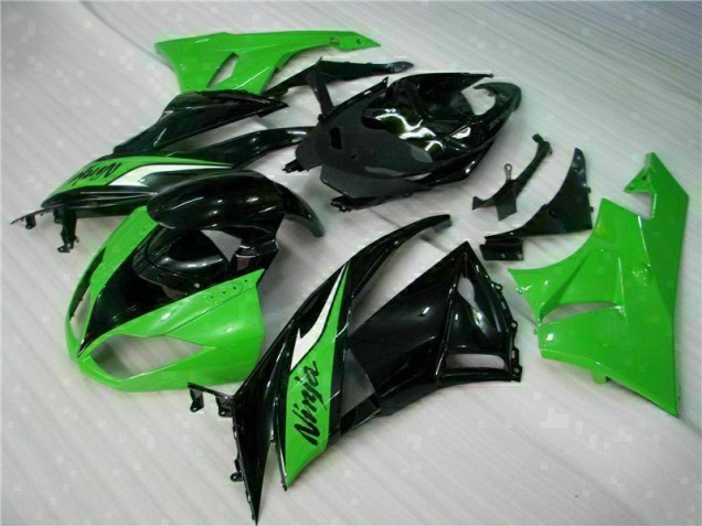 2009-2012 Black Green ZX6R Motorcycle Bodywork 2009-2012 Black Green ZX6R Motorcycle Bodywork