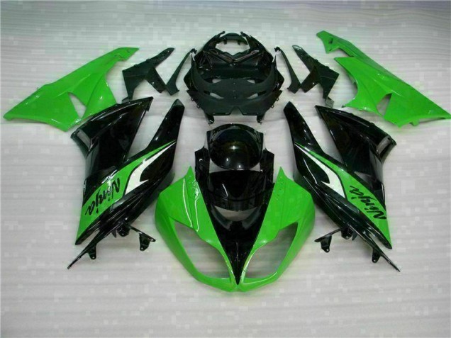2009-2012 Black Green ZX6R Motorcycle Bodywork 2009-2012 Black Green ZX6R Motorcycle Bodywork