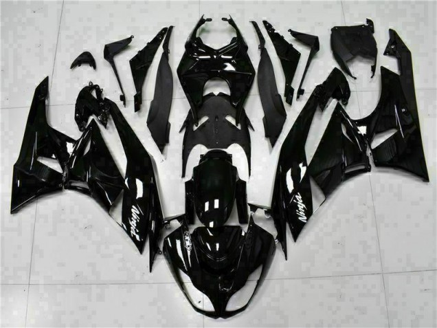 2009-2012 Black White Ninja ZX6R Motorcycle Fairings 2009-2012 Black White Ninja ZX6R Motorcycle Fairings