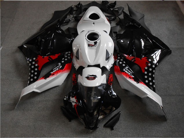 2009-2012 Black White Red CBR600RR Motorcycle Fairings 2009-2012 Black White Red CBR600RR Motorcycle Fairings