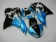 2009-2012 Blue Black ZX6R Motorcycle Fairings