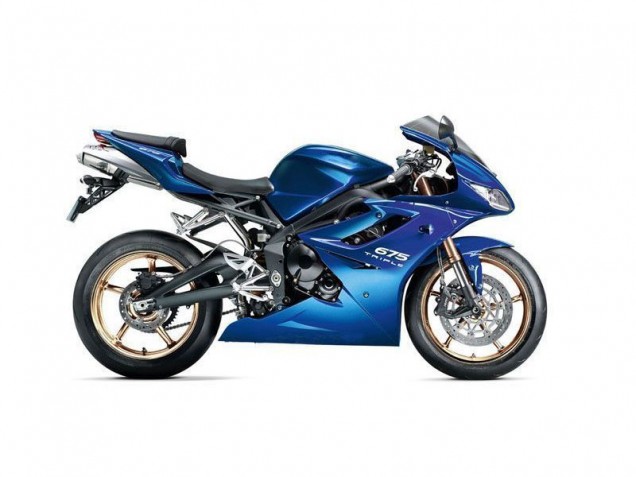 2009-2012 Blue Daytona 675 Triple Motorcycle Fairings 2009-2012 Blue Daytona 675 Triple Motorcycle Fairings