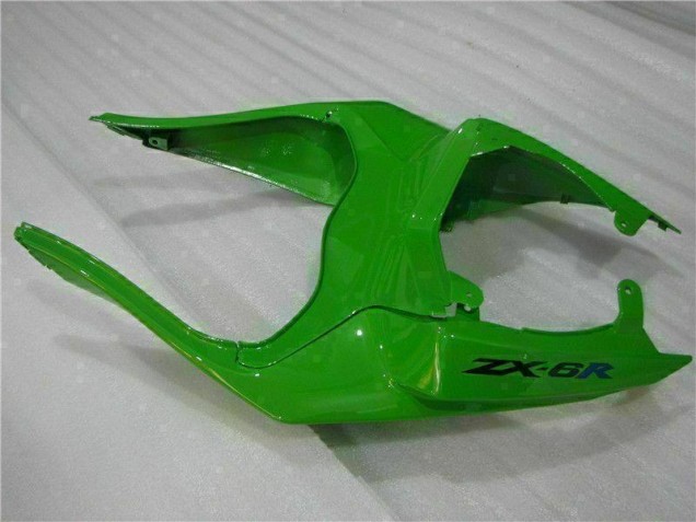2009-2012 Green Black LeoVince ZX6R Motorcycle Fairings 2009-2012 Green Black LeoVince ZX6R Motorcycle Fairings