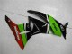 2009-2012 Green Black Red ZX6R Motorcycle Fairings