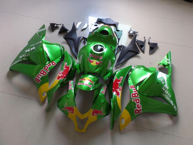 2009-2012 Green Red Bull CBR600RR Motorcycle Fairings 2009-2012 Green Red Bull CBR600RR Motorcycle Fairings
