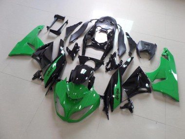 2009-2012 Green and Black ZX6R Motorcycle Fairings