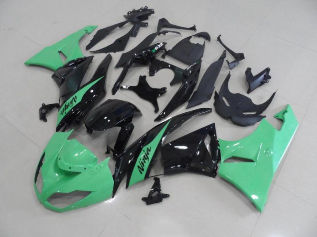 2009-2012 Metallic Green ZX6R Motorcycle Fairings 2009-2012 Metallic Green ZX6R Motorcycle Fairings
