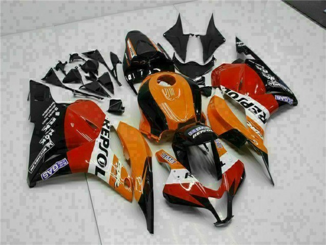 2009-2012 Orange Repsol CBR600RR Motorcycle Fairings 2009-2012 Orange Repsol CBR600RR Motorcycle Fairings