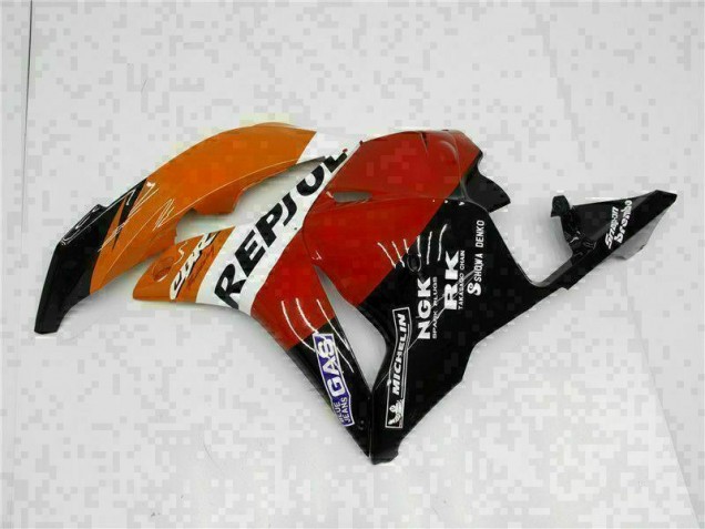 2009-2012 Orange Repsol CBR600RR Motorcycle Fairings 2009-2012 Orange Repsol CBR600RR Motorcycle Fairings