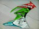 2009-2012 Red Green Motocard ZX6R Motorcycle Fairings