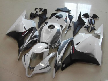 2009-2012 White Black Grey CBR600RR Motorcycle Fairings