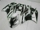 2009-2012 White Black ZX6R Motorcycle Fairings