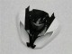 2009-2012 White Black ZX6R Motorcycle Fairings