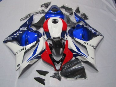 2009-2012 White Blue Red DREAM CBR600RR Motorcycle Fairings