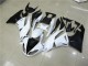 2009-2012 White ZX6R Motorcycle Fairings 2009-2012 White ZX6R Motorcycle Fairings