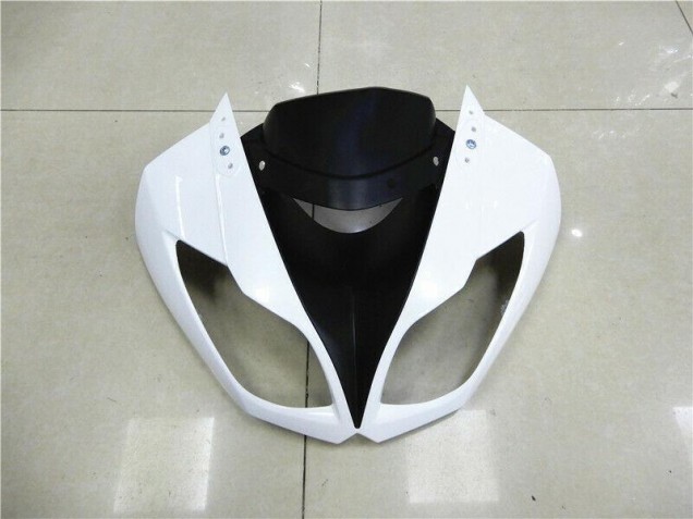 2009-2012 White ZX6R Motorcycle Fairings 2009-2012 White ZX6R Motorcycle Fairings
