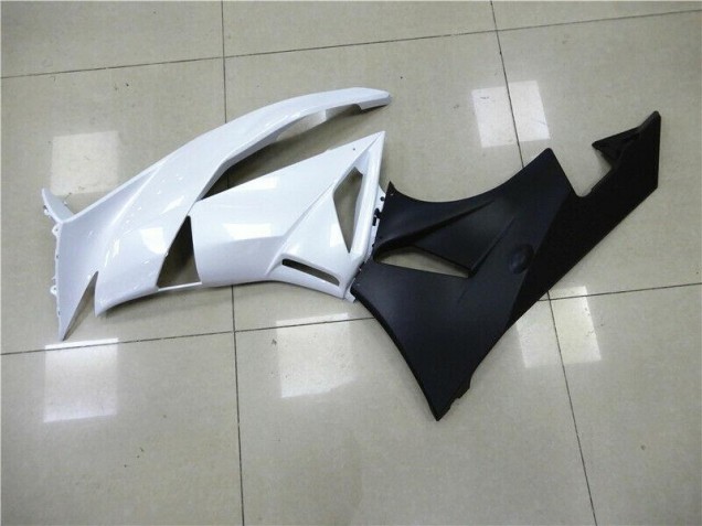 2009-2012 White ZX6R Motorcycle Fairings 2009-2012 White ZX6R Motorcycle Fairings
