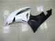 2009-2012 White ZX6R Motorcycle Fairings 2009-2012 White ZX6R Motorcycle Fairings