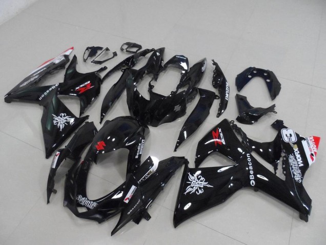 2009-2016 Black Beacon GSXR 1000 Motorcycle Fairings 2009-2016 Black Beacon GSXR 1000 Motorcycle Fairings