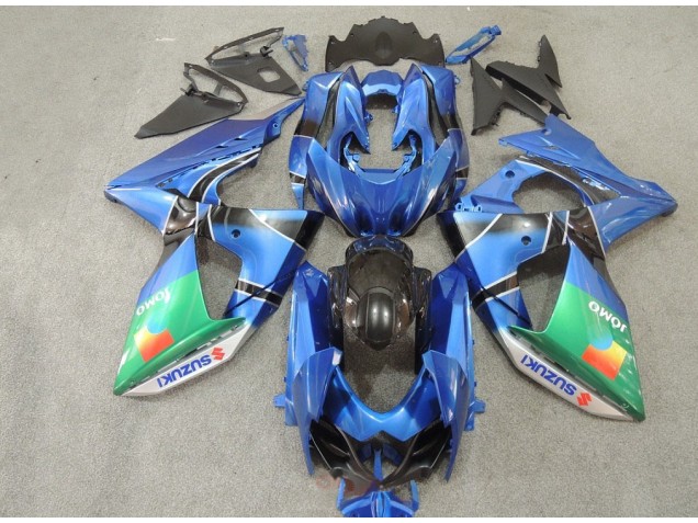 2009-2016 Blue Green JOMO GSXR 1000 Motorcycle Fairings 2009-2016 Blue Green JOMO GSXR 1000 Motorcycle Fairings