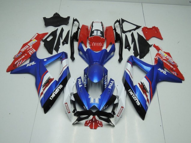 2009-2016 Blue and Red GSXR 1000 Motorcycle Fairings