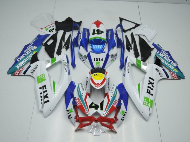 2009-2016 Fixi Light Blue GSXR 1000 Motorcycle Fairings 2009-2016 Fixi Light Blue GSXR 1000 Motorcycle Fairings