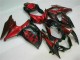 2009-2016 Red Flame Black GSXR 1000 Motorcycle Fairings
