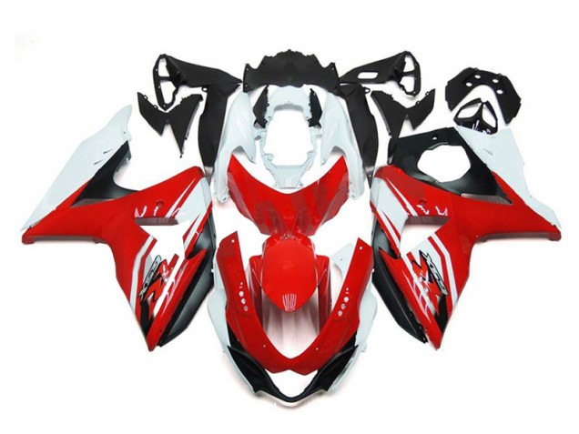 2009-2016 Red White Black GSXR 1000 Motorcycle Fairings 2009-2016 Red White Black GSXR 1000 Motorcycle Fairings