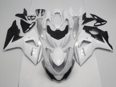 2009-2016 White OEM Style GSXR 1000 Motorcycle Fairings