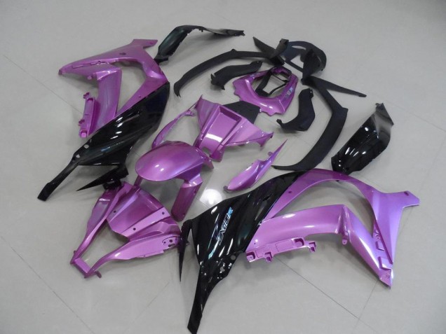 2011-2015 Pink and Black ZX10R Motorcycle Fairings 2011-2015 Pink and Black ZX10R Motorcycle Fairings