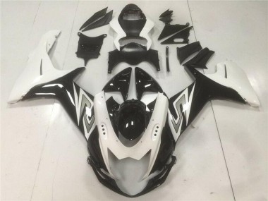 2011-2021 Black White GSXR 600/750 Motorcycle Fairing