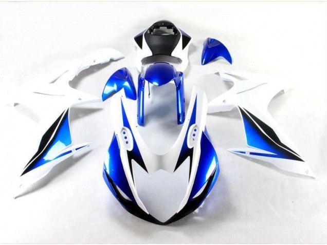 2011-2021 Blue White GSXR 600/750 Full Motorcycle Fairing Kits 2011-2021 Blue White GSXR 600/750 Full Motorcycle Fairing Kits