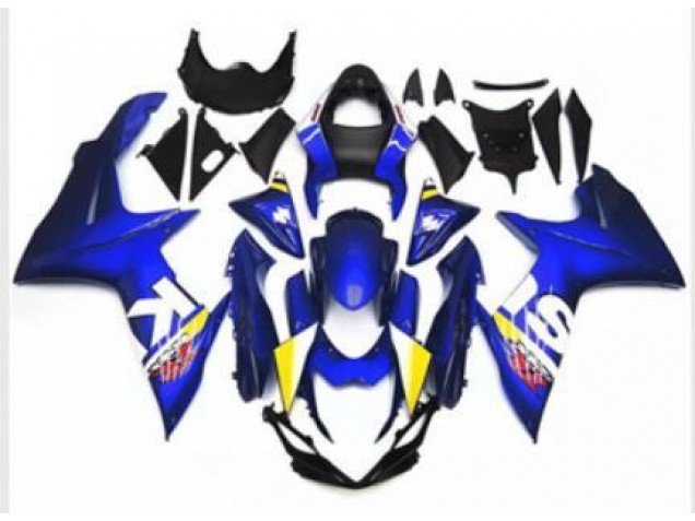 2011-2021 Blue White GSXR 600/750 Motorcycle Fairings 2011-2021 Blue White GSXR 600/750 Motorcycle Fairings