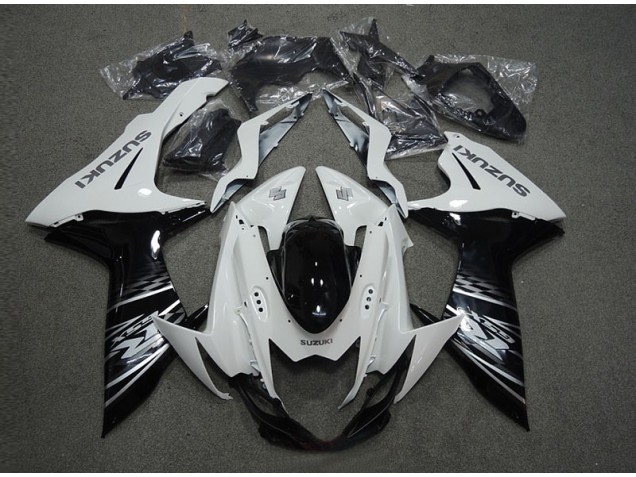 2011-2021 White Black GSXR 600 Motorcycle Fairings 2011-2021 White Black GSXR 600 Motorcycle Fairings