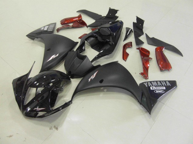 2012-2014 Matte Black YZF R1 Motorcycle Bodywork 2012-2014 Matte Black YZF R1 Motorcycle Bodywork