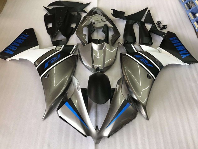 2012-2014 Silver Blue YZF R1 Motorcycle Fairings 2012-2014 Silver Blue YZF R1 Motorcycle Fairings