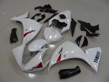 2012-2014 White Black YZF R1 Motorcycle Fairings