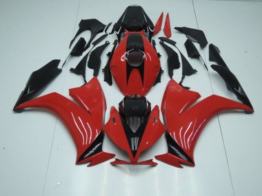 2012-2016 Red Black with No Decals CBR1000RR Motorcycle Fairings