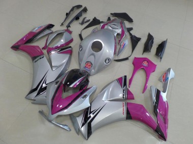 2012-2016 Silver Pink CBR1000RR Motorcycle Fairings
