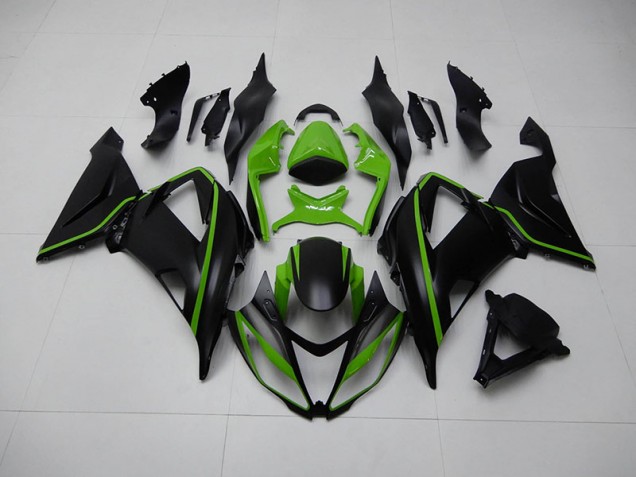 2013-2018 Black Green ZX6R Motorcycle Fairing 2013-2018 Black Green ZX6R Motorcycle Fairing