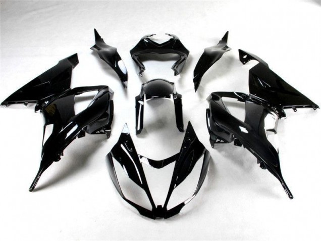 2013-2018 Glossy Black ZX6R Motorcycle Fairings 2013-2018 Glossy Black ZX6R Motorcycle Fairings