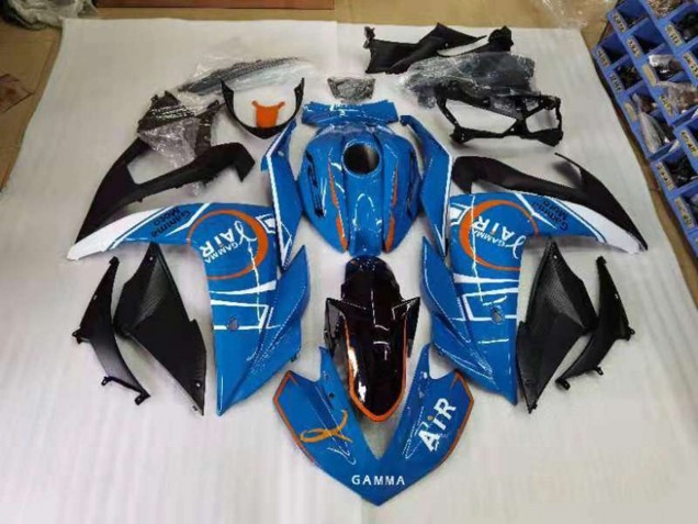 2015-2022 Blue and White YZF R3 Motorcycle Fairings 2015-2022 Blue and White YZF R3 Motorcycle Fairings